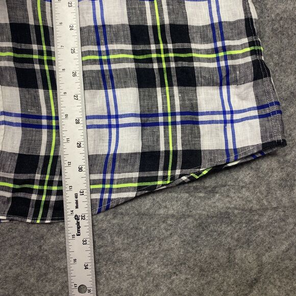 Rodd and Gunn Shirt Mens XXL Sports Fit Linen Plaid Preppy Casual Lightweight - Picture 8 of 10